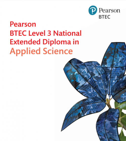 BTEC level 3 national extended diploma in Applied Science graphic